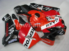 Cargar imagen en el visor de la galería, Red and Black Repsol - CBR600RR 03-04 Fairing Kit