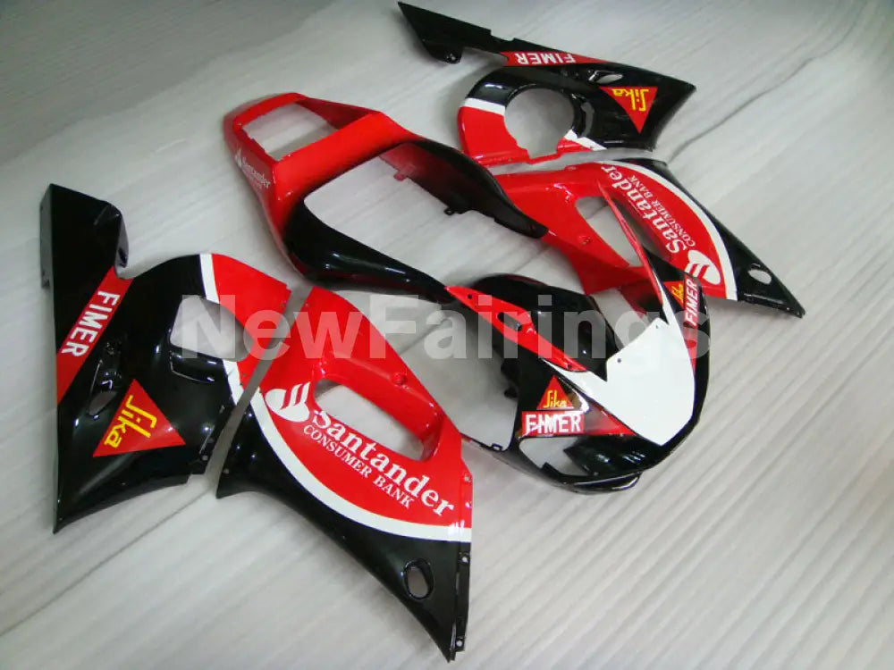 Red and Black Santander - YZF-R6 98-02 Fairing Kit
