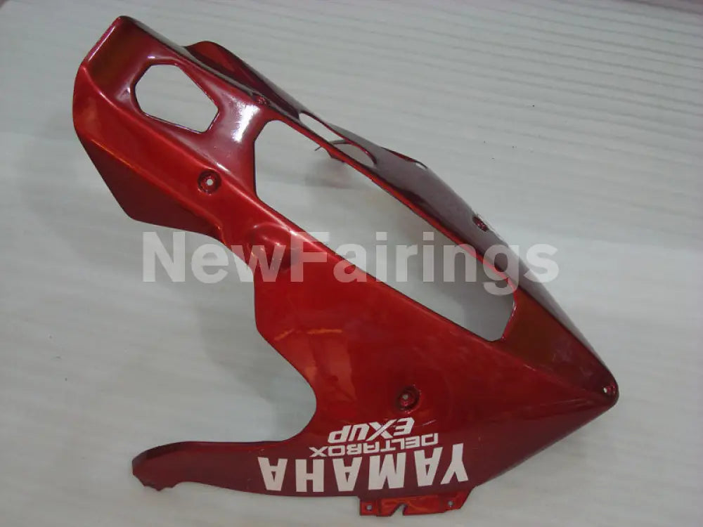 Red and Black Silver Factory Style - YZF1000R Thunderace 96-05 Fairing Kit