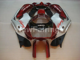 Red and Black Silver Factory Style - YZF1000R Thunderace 96-05 Fairing Kit