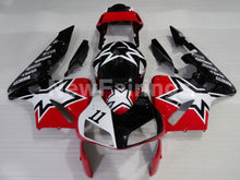 Cargar imagen en el visor de la galería, Red and Black Star - CBR600RR 03-04 Fairing Kit