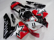 Cargar imagen en el visor de la galería, Red and Black Star - CBR600RR 03-04 Fairing Kit