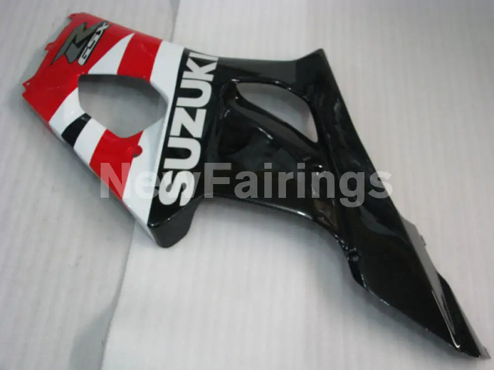 Red and Black White Factory Style - GSX-R1000 03-04 Fairing Kit