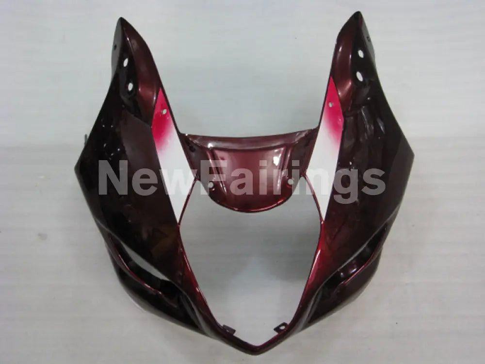 Red and Black White Factory Style - GSX-R1000 03-04 Fairing Kit