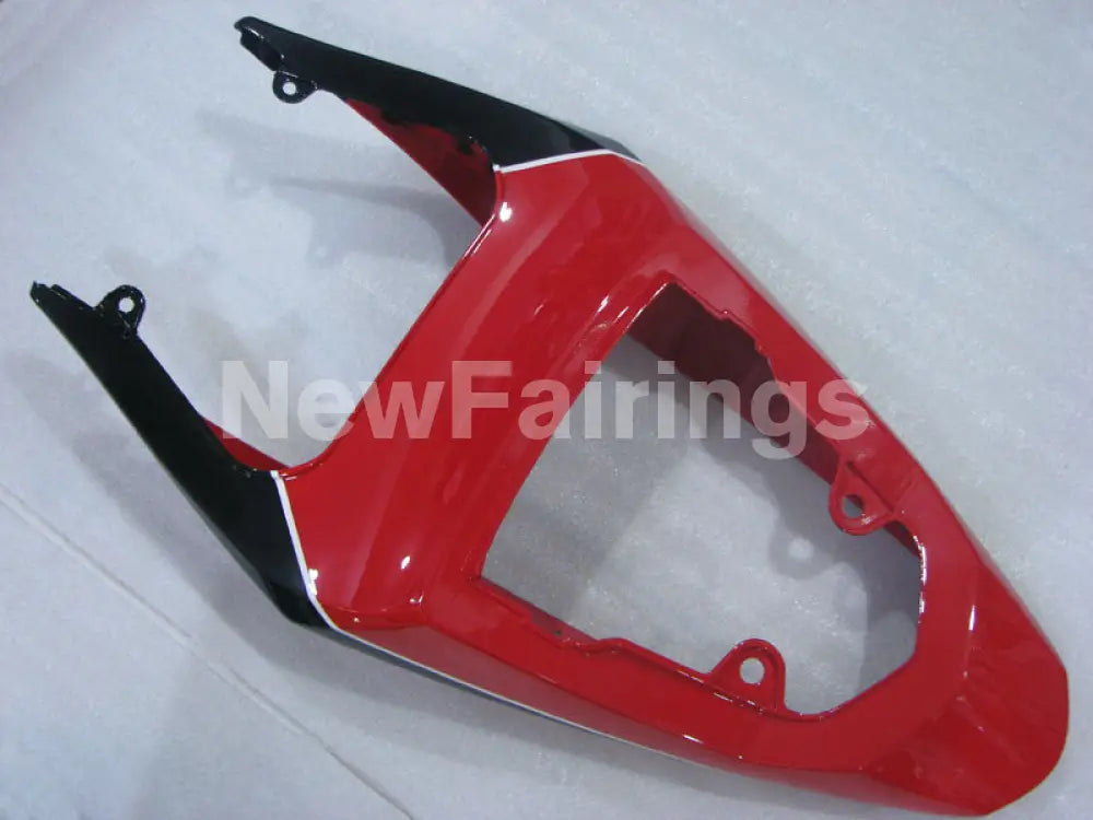 Red and Black White Factory Style - GSX-R600 04-05 Fairing Kit