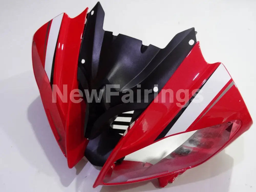 Red and Black White Factory Style - YZF-R6 08-16 Fairing Kit