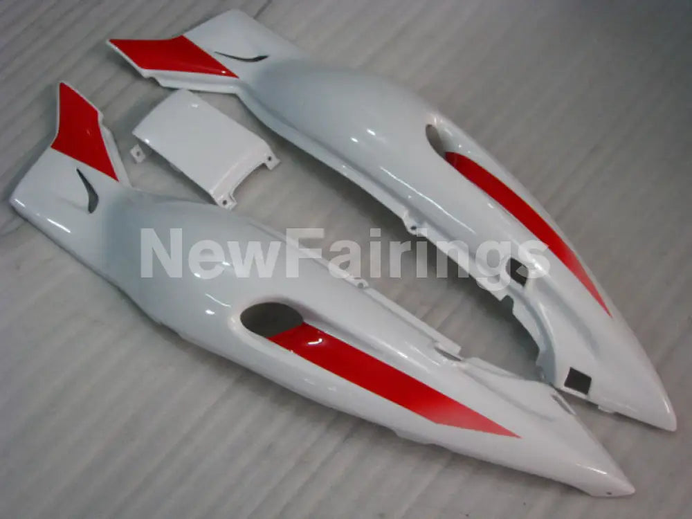 Red and Black White Factory Style - YZF600R Thundercat 96-07 Fairing Kit