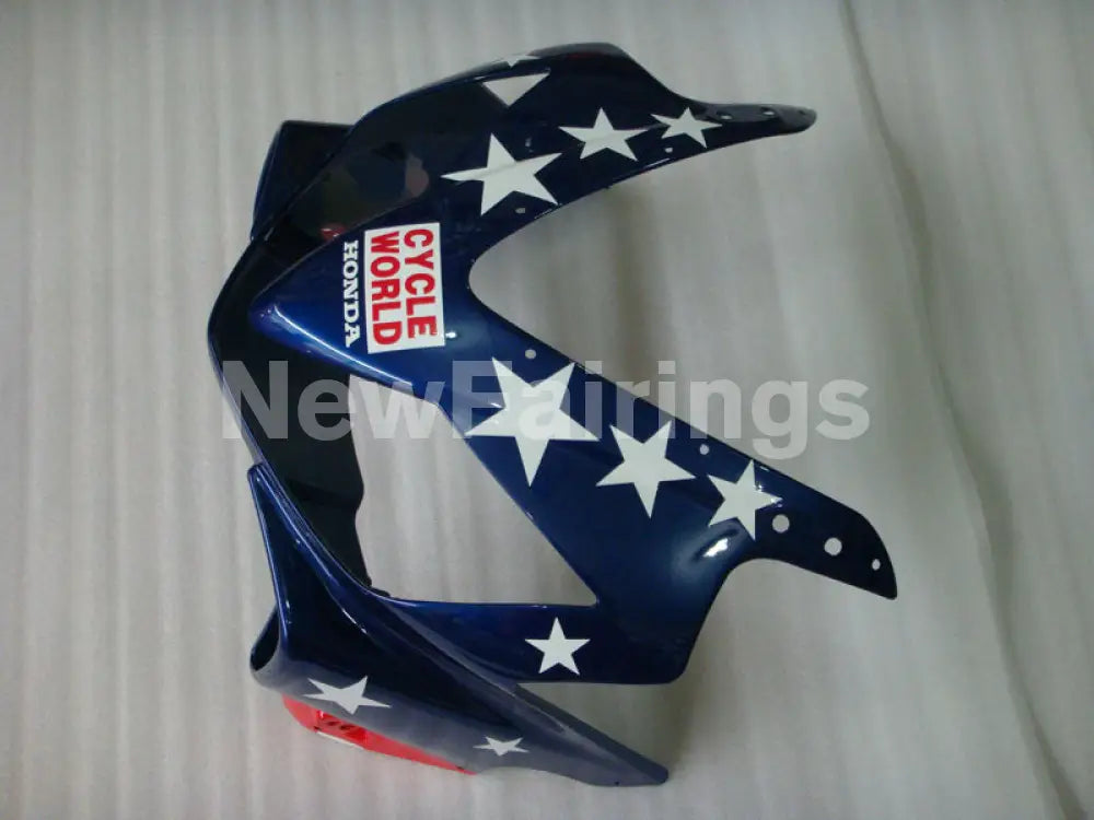 Red and Blue Castrol - CBR600 F4i 01-03 Fairing Kit