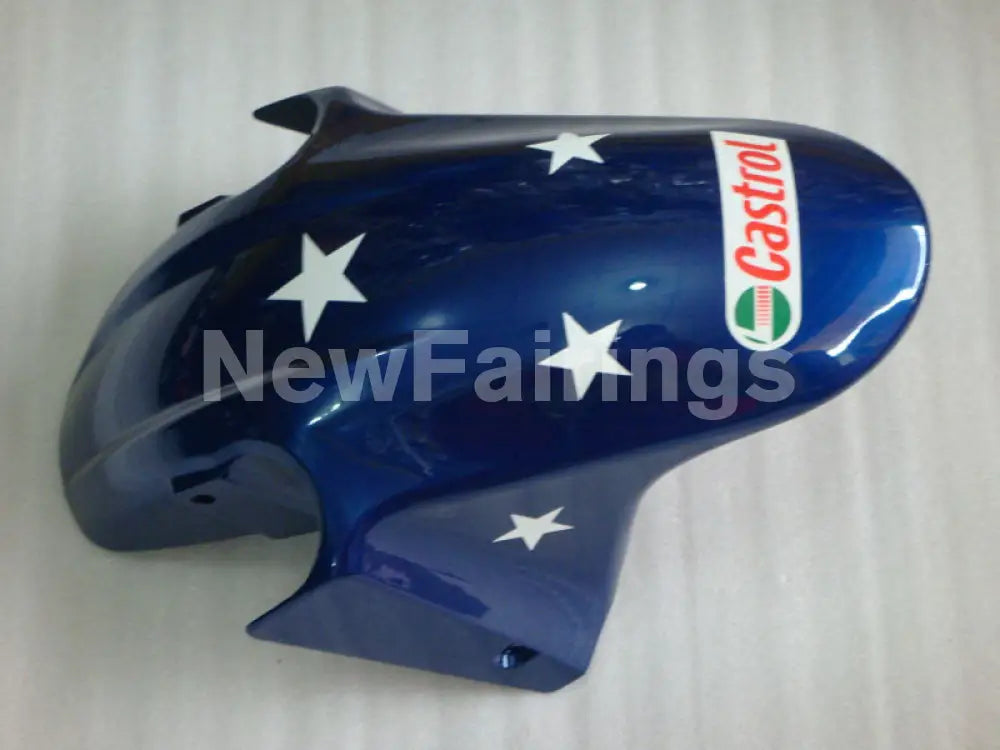 Red and Blue Castrol - CBR600 F4i 01-03 Fairing Kit