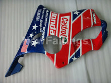 Cargar imagen en el visor de la galería, Red and Blue Castrol - CBR600 F4i 01-03 Fairing Kit