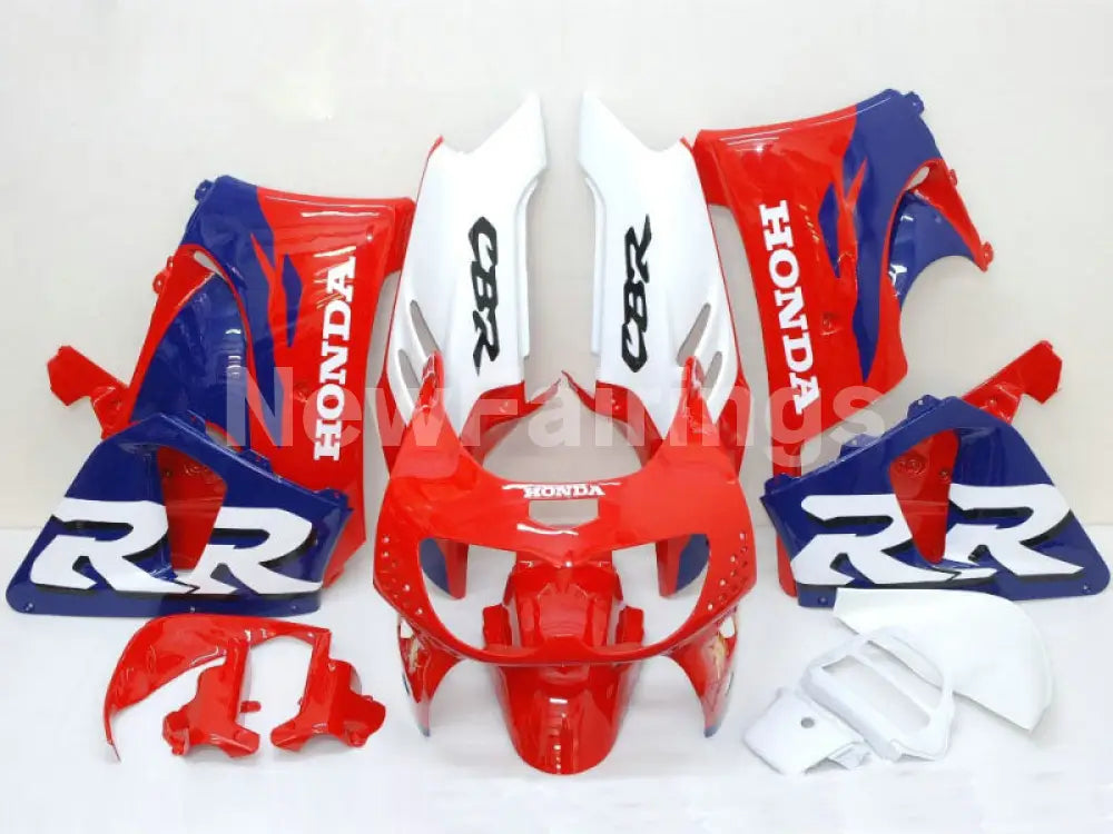 Red and Blue White Factory Style - CBR 900 RR 96-97 Fairing Kit