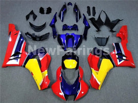 Red and Blue Yellow Factory Style - CBR1000RR-R 20-24 Fairing Kit