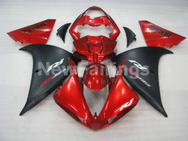 Red and Matte Black Factory Style - YZF-R1 09-11 Fairing Kit