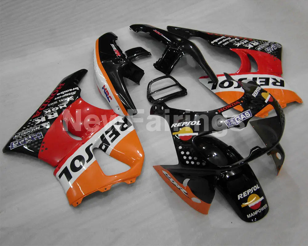 Red and Orange Black Repsol - CBR 900 RR 94-95 Fairing Kit