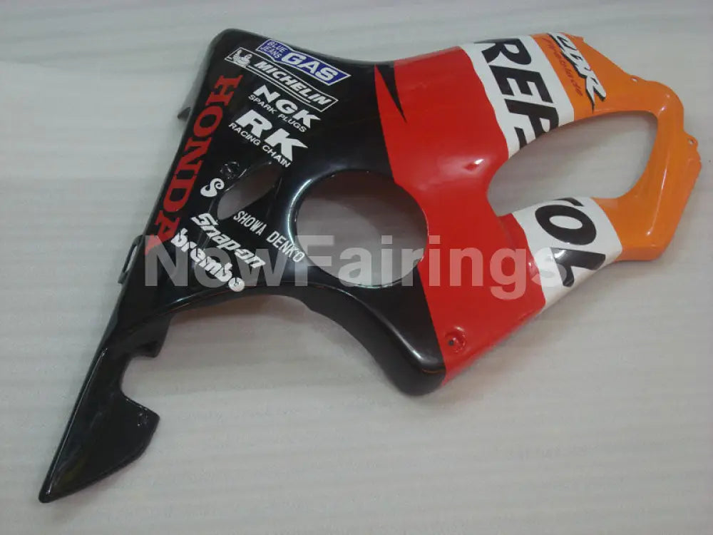 Red and Orange Black Repsol- CBR600 F4i 01-03 Fairing Kit