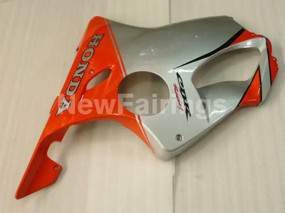 Red and Silver Black Factory Style - CBR600 F4i 01-03 Fairing Kit