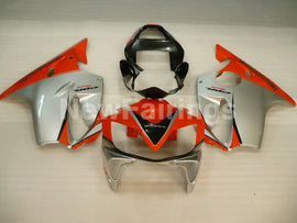 Red and Silver Black Factory Style - CBR600 F4i 01-03 Fairing Kit