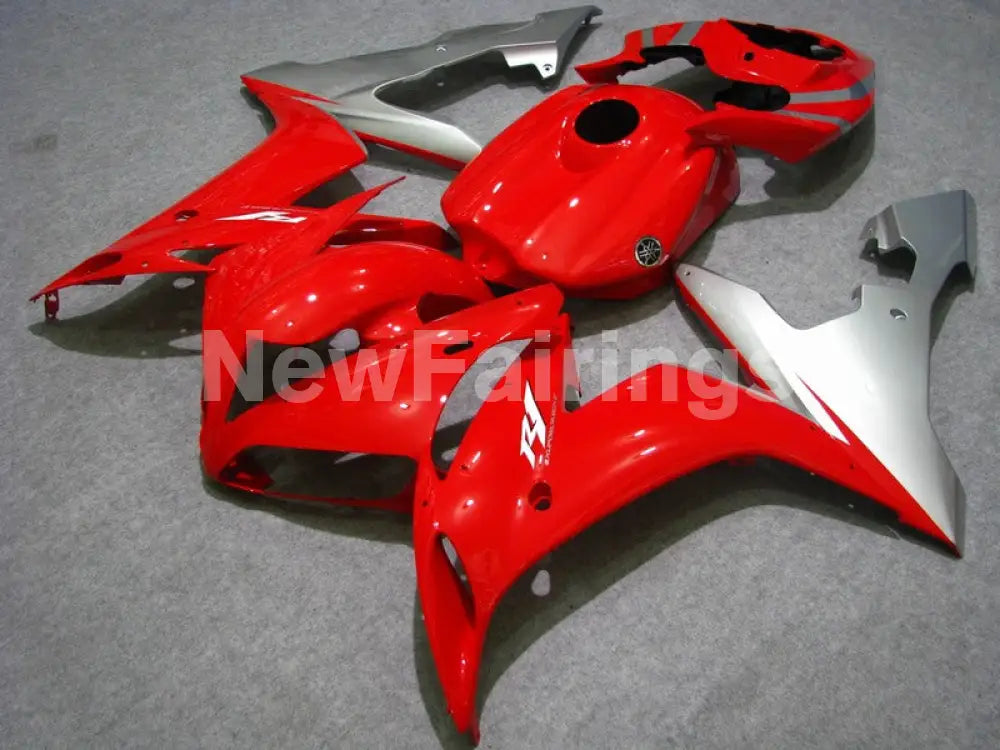 Red and Silver Factory Style - YZF-R1 04-06 Fairing Kit