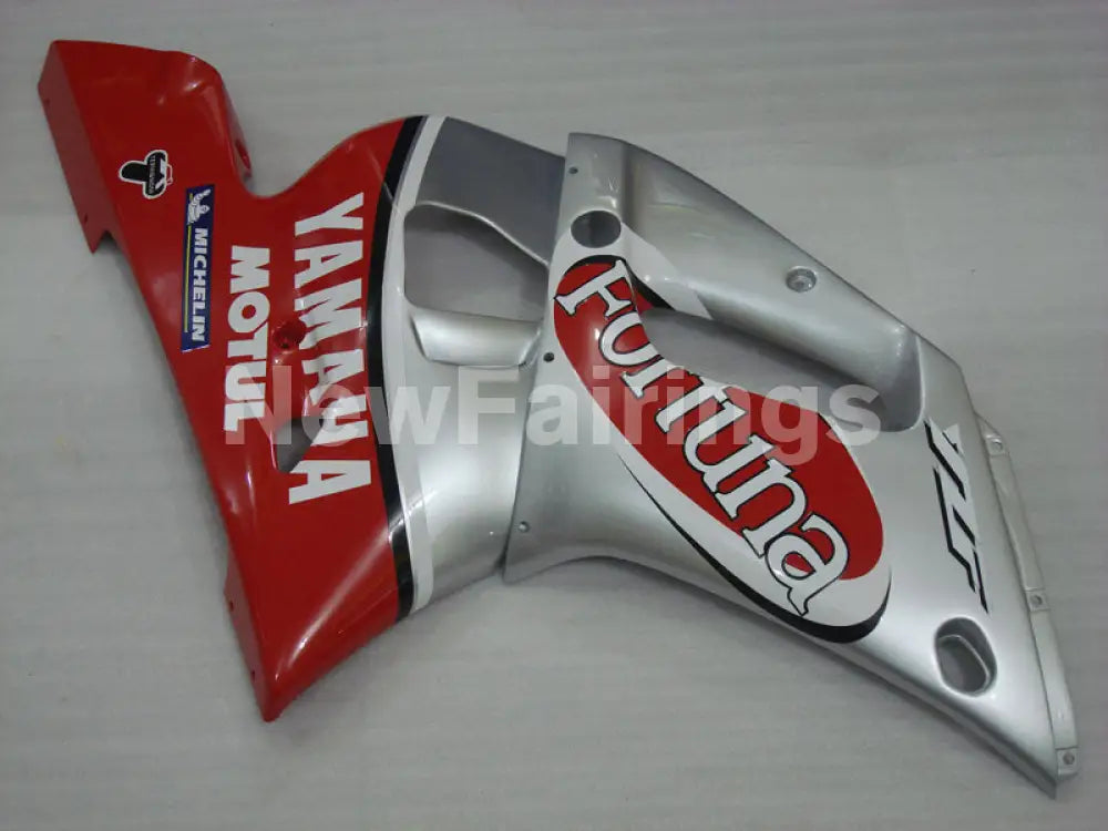 Red and Silver Fortuna - YZF-R6 98-02 Fairing Kit
