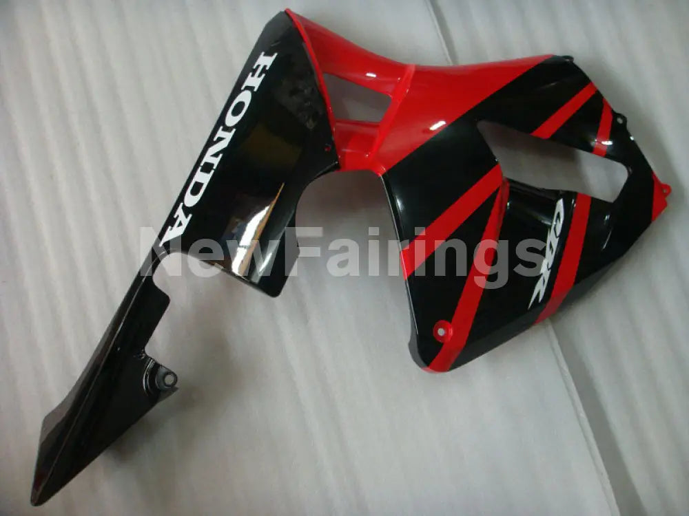 Red and White Black Factory Style - CBR600RR 03-04 Fairing Kit