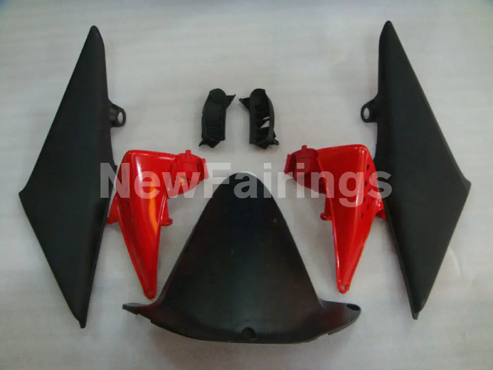 Red and White Black Factory Style - CBR600RR 03-04 Fairing Kit