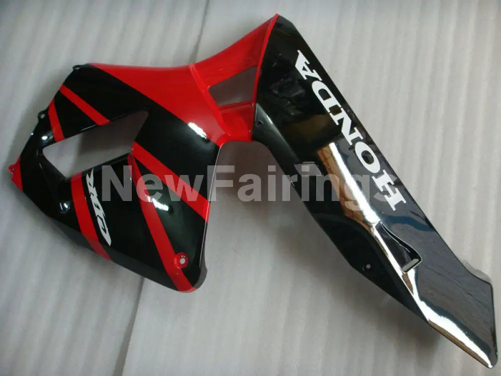Red and White Black Factory Style - CBR600RR 03-04 Fairing Kit