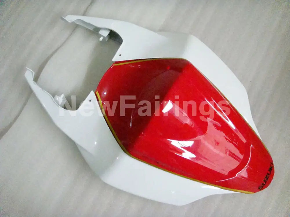 Red and White Black Factory Style - GSX-R1000 07-08 Fairing Kit