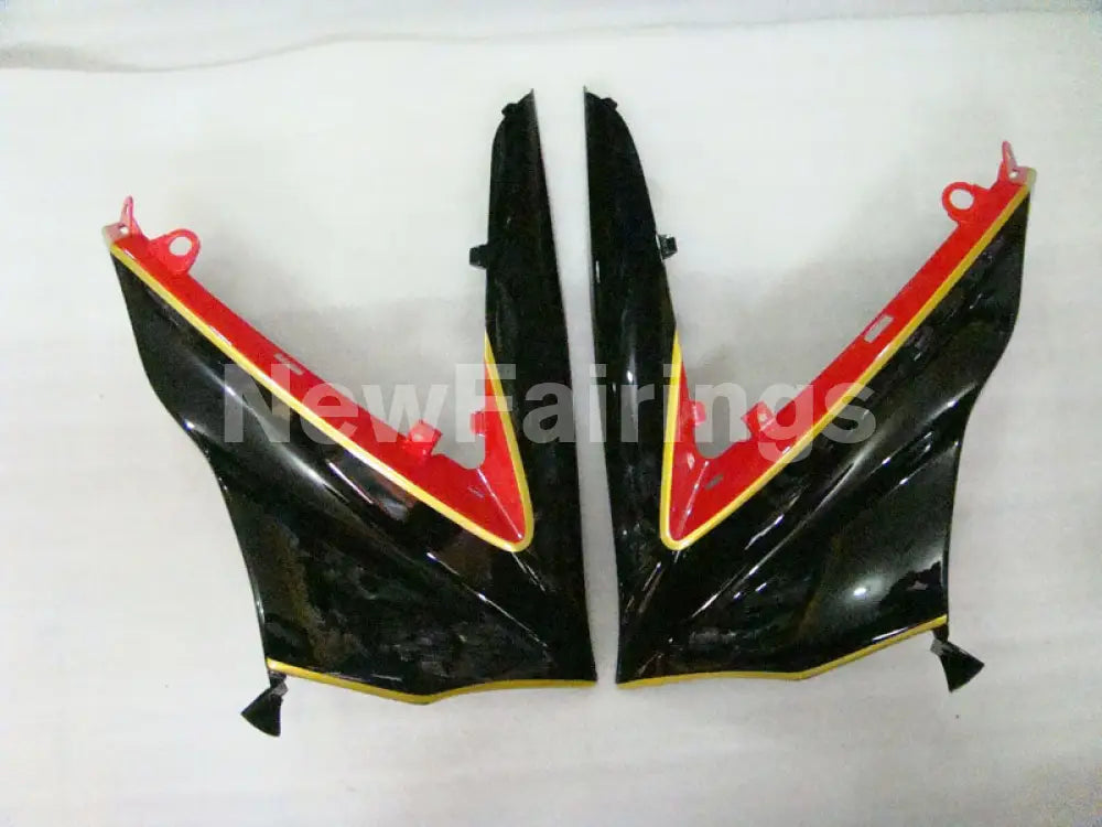 Red and White Black Factory Style - GSX-R1000 07-08 Fairing Kit