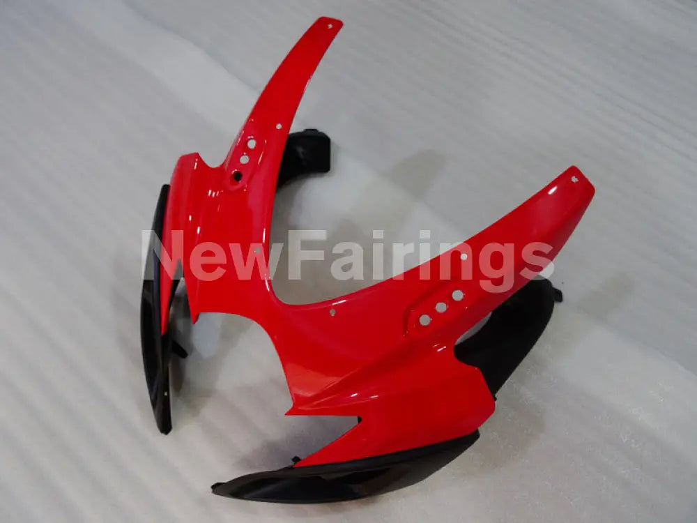 Red and White Black Factory Style - GSX-R600 06-07 Fairing Kit