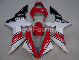 Red and White Black Factory Style - YZF-R1 02-03 Fairing Kit