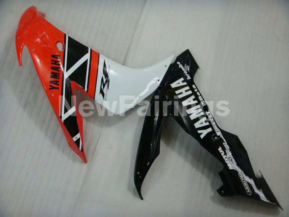 Red and White Black Factory Style - YZF-R1 04-06 Fairing Kit