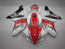 Cargar imagen en el visor de la galería, Red and White Black Factory Style - YZF-R1 07-08 Fairing Kit