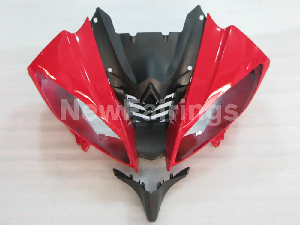 Red and White Black Factory Style - YZF-R6 08-16 Fairing Kit