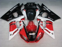 Cargar imagen en el visor de la galería, Red and White Black Factory Style - YZF-R6 98-02 Fairing Kit