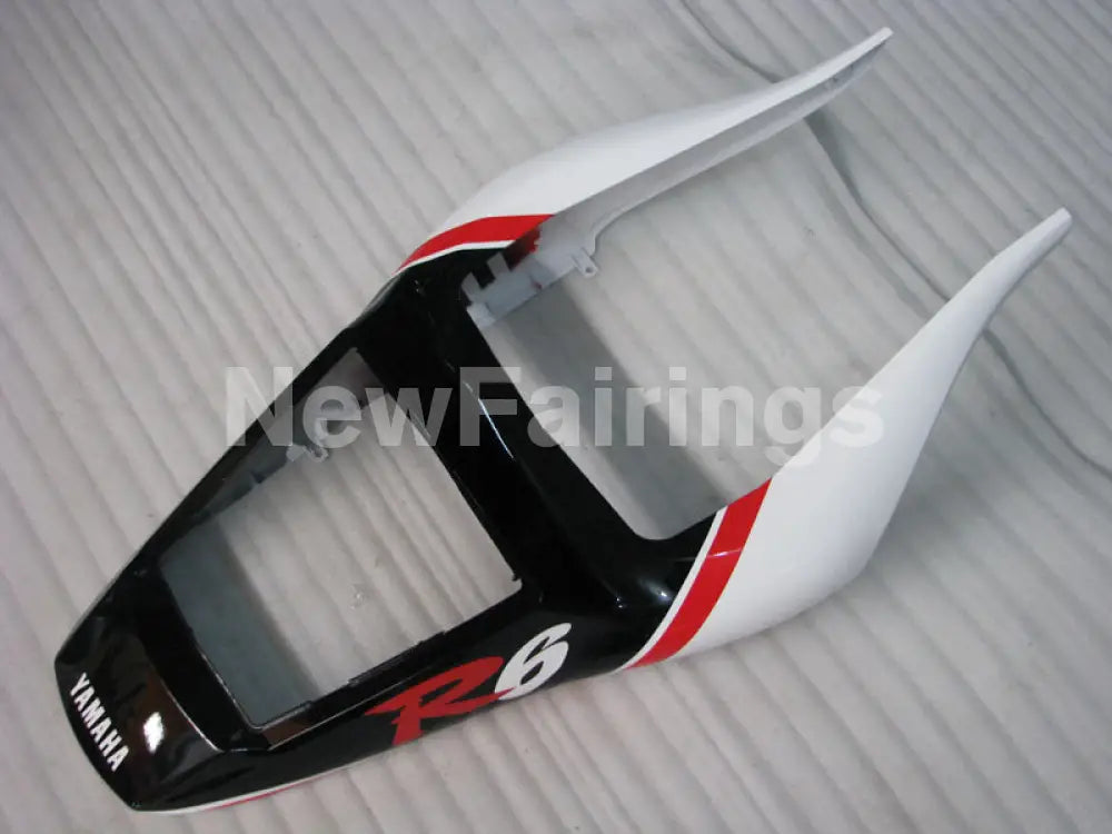 Red and White Black Factory Style - YZF-R6 98-02 Fairing Kit