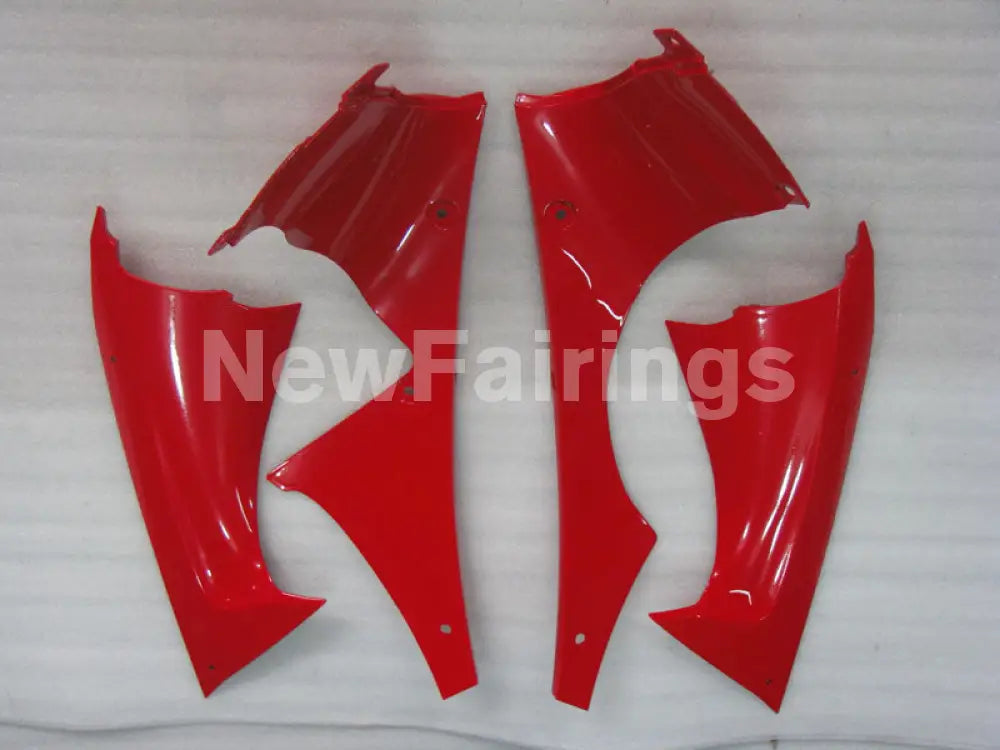 Red and White Black FIAT - YZF-R6 08-16 Fairing Kit