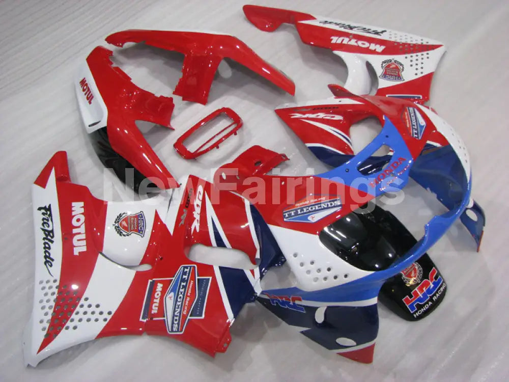 Red and White Blue MOTUL - CBR 900 RR 94-95 Fairing Kit
