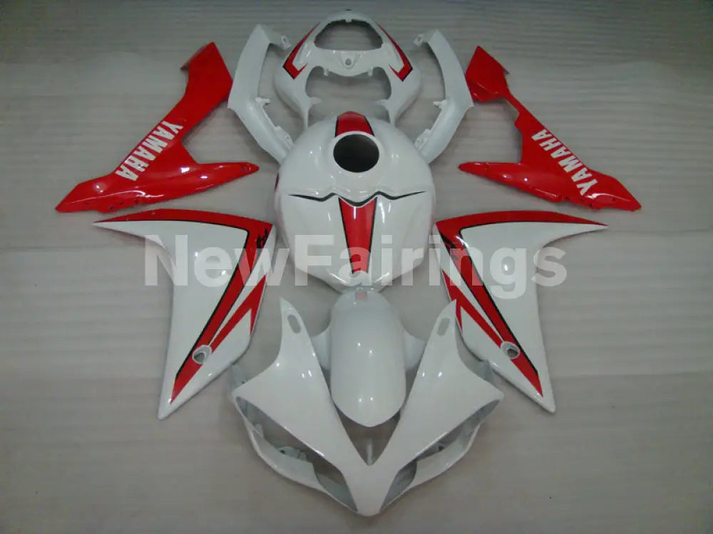 Red and White Factory Style - YZF-R1 07-08 Fairing Kit