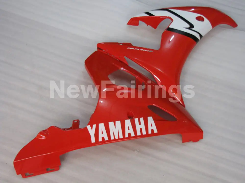 Red and White Factory Style - YZF-R6 03-04 Fairing Kit