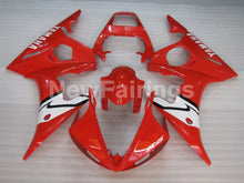 Cargar imagen en el visor de la galería, Red and White Factory Style - YZF-R6 05 Fairing Kit