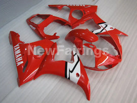 Red and White Factory Style - YZF-R6 05 Fairing Kit