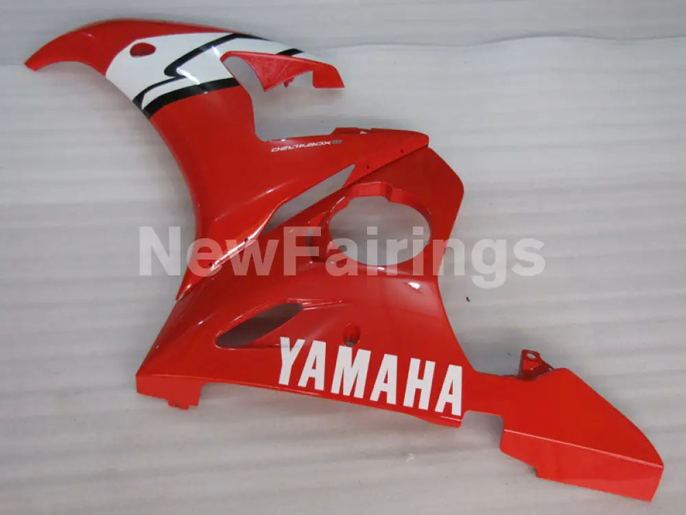 Red and White Factory Style - YZF-R6 05 Fairing Kit
