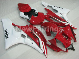 Red and White Factory Style - YZF-R6 06-07 Fairing Kit