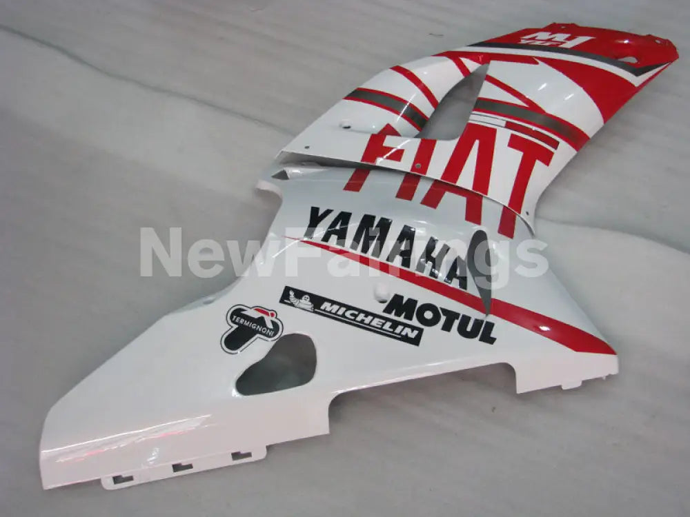 Red and White FIAT - YZF-R1 00-01 Fairing Kit
