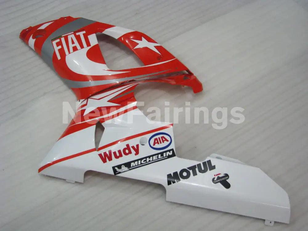 Red and White FIAT - YZF-R1 98-99 Fairing Kit