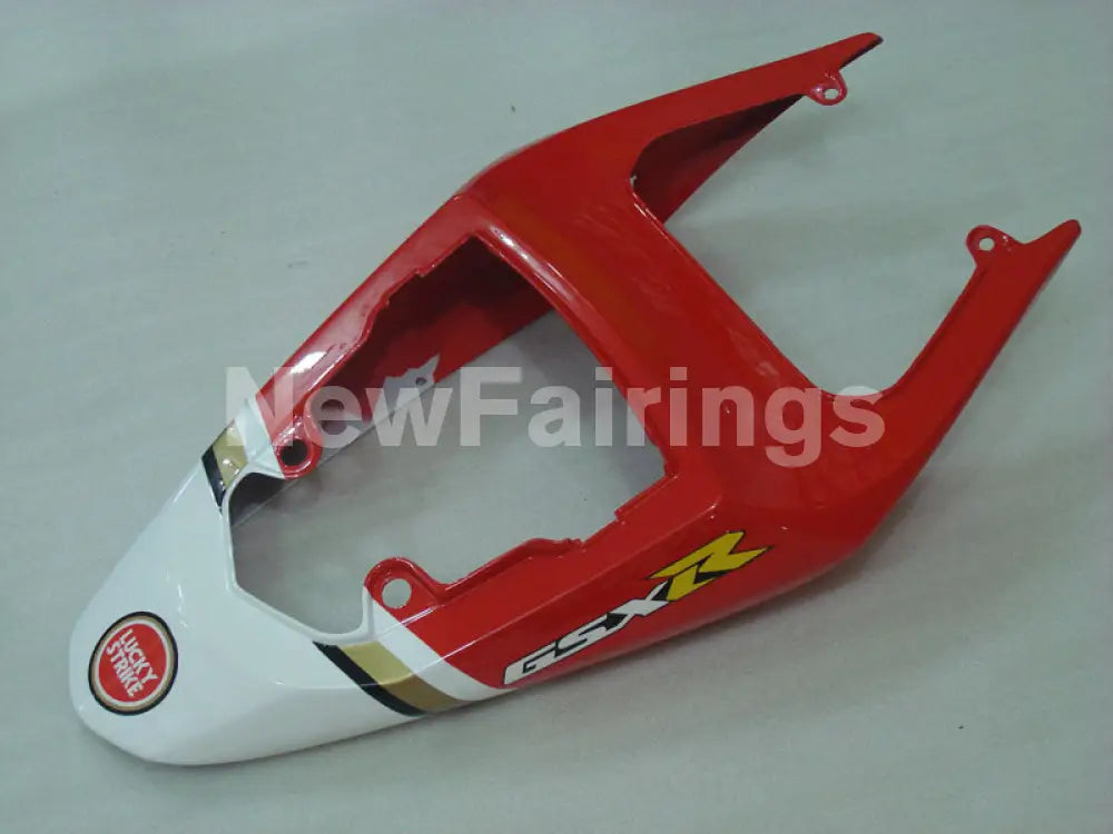 Red and White Lucky Strike - GSX-R600 04-05 Fairing Kit