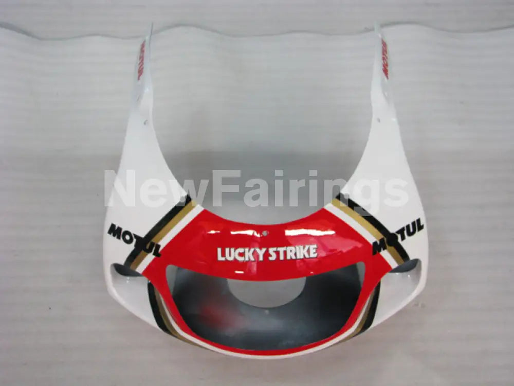 Red and White Lucky Strike - GSX-R600 96-00 Fairing Kit