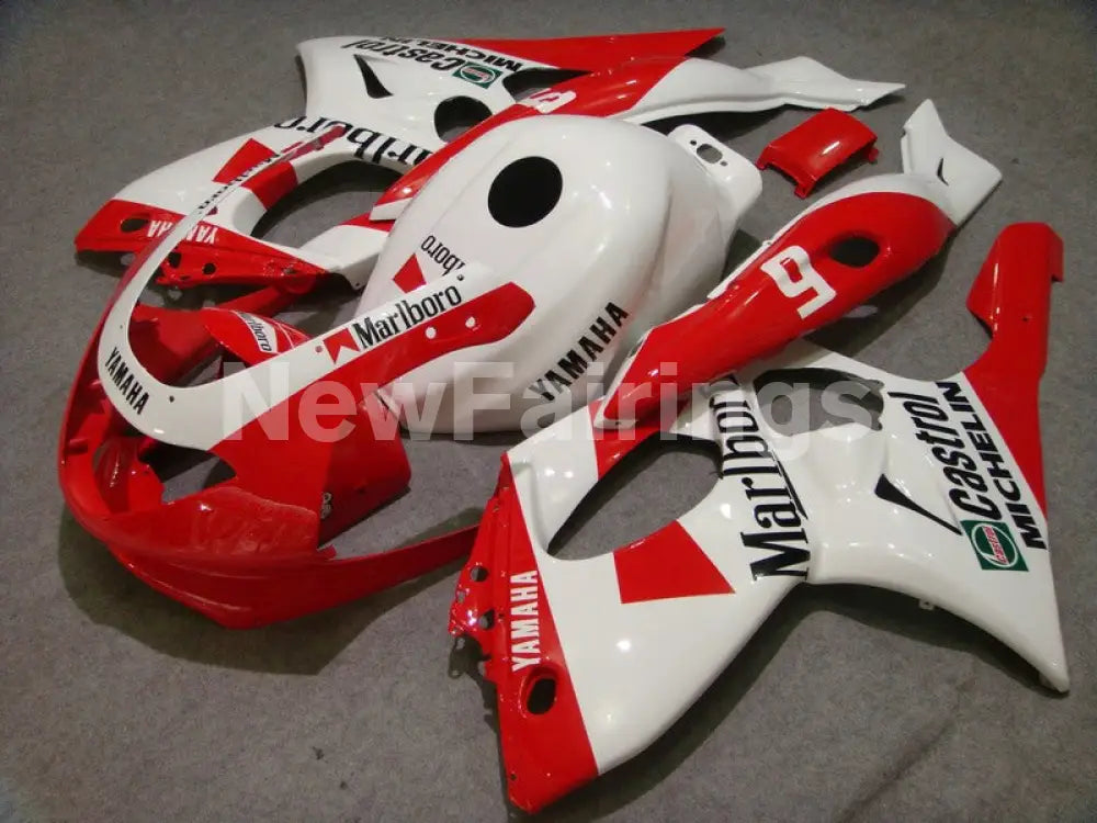 Red and White Marlboro - YZF600R Thundercat 96-07 Fairing Kit