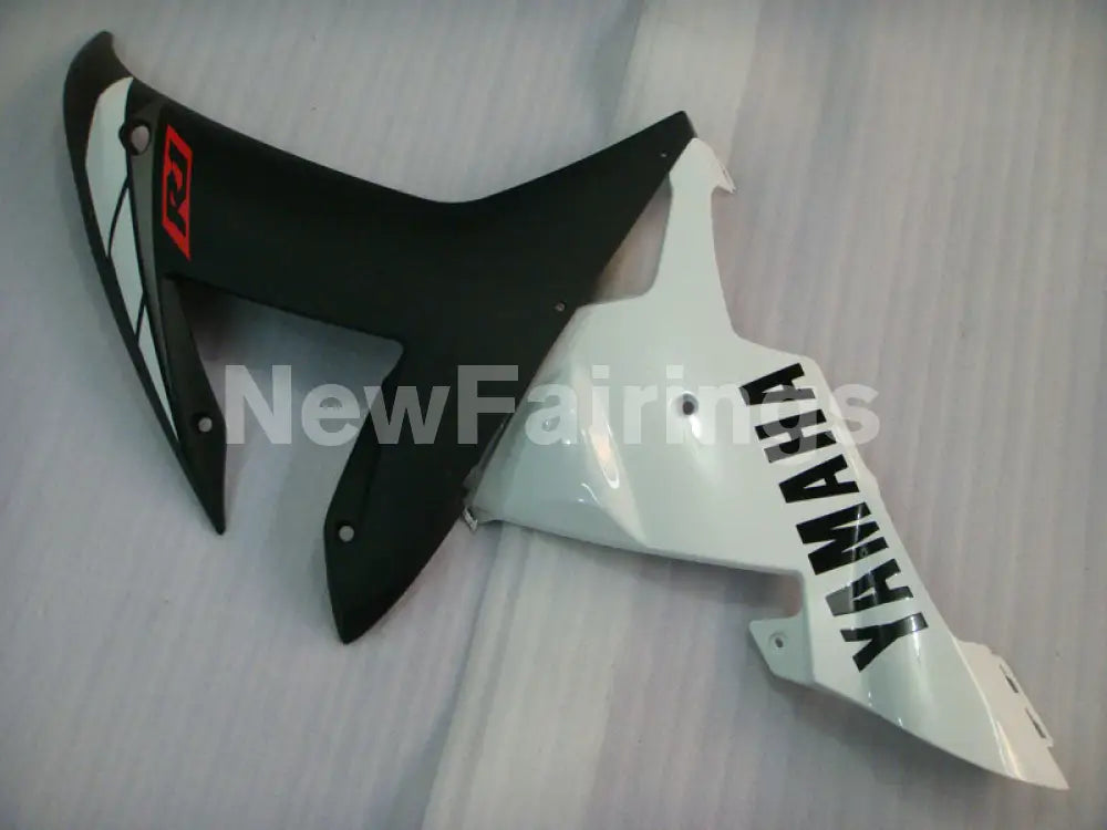 Red and White Matte Black Factory Style - YZF-R1 02-03 Fairing Kit
