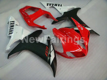 Cargar imagen en el visor de la galería, Red and White Matte Black Factory Style - YZF-R1 02-03 Fairing Kit